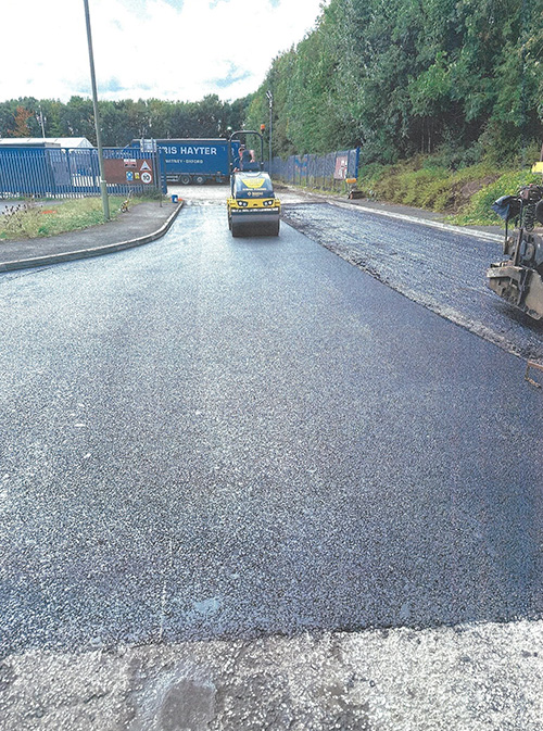 Plane out damaged surface and re-lay with SMA